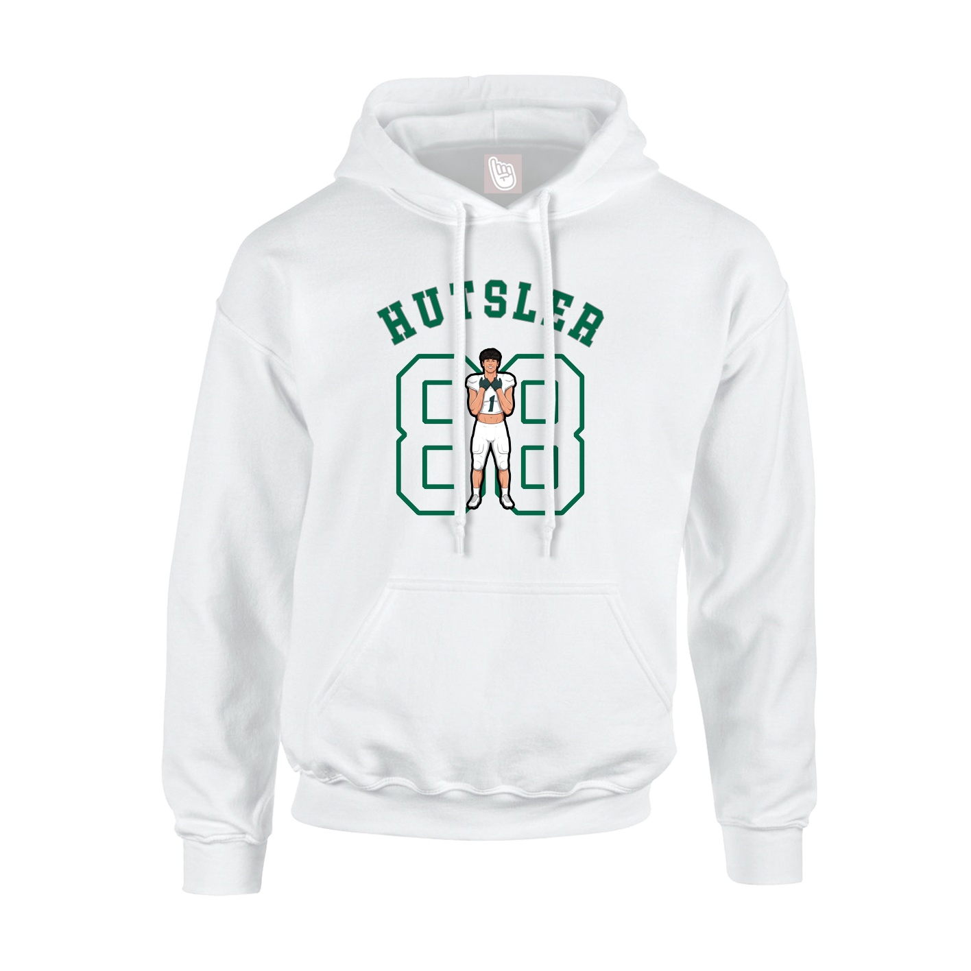 Hoodie — Shirsey Arch in White
