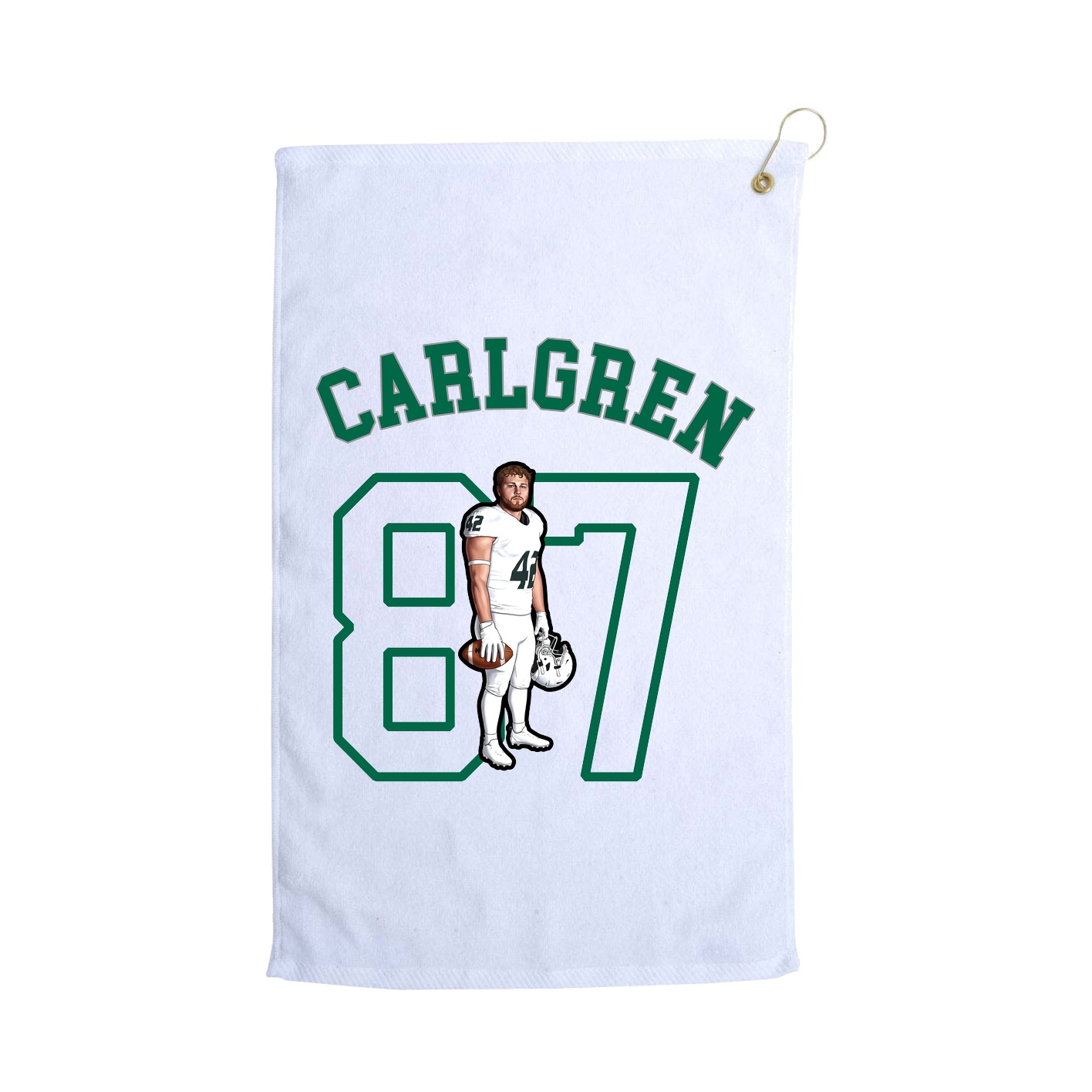 Golf Towel — Shirsey Arch in White