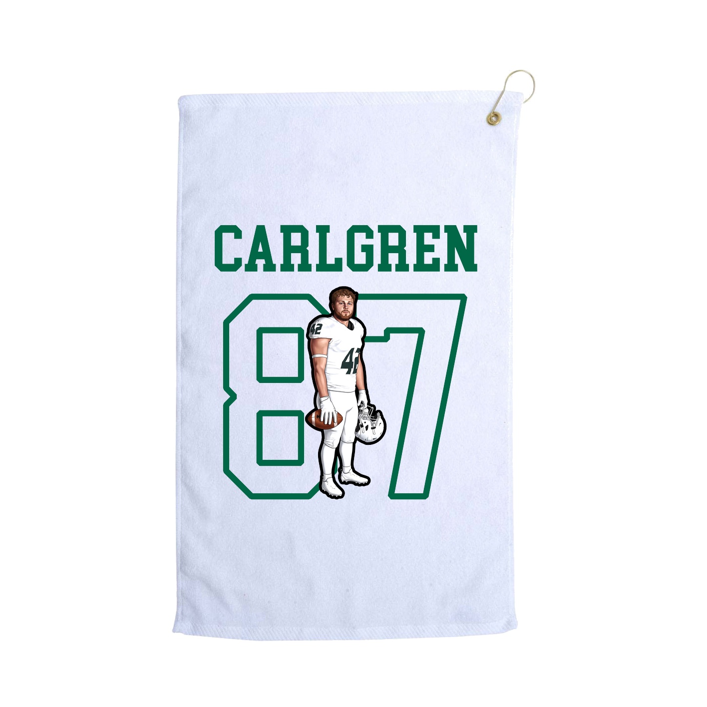 Golf Towel — Shirsey in White