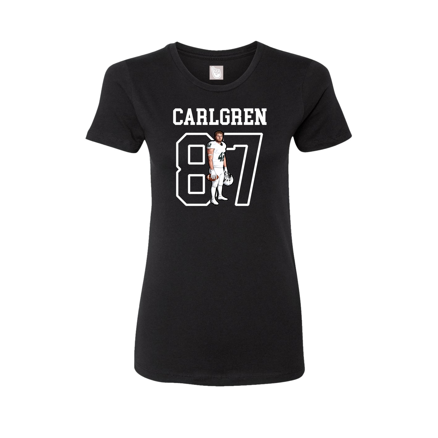 Fitted Women's Tee — Shirsey in Black