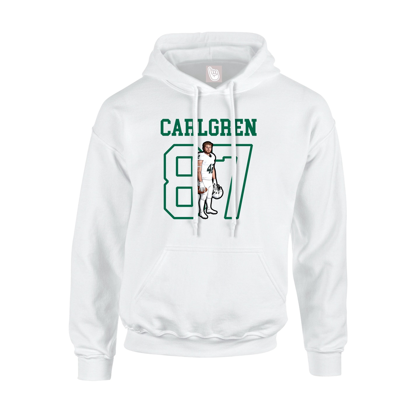 Youth Hoodie — Shirsey in White