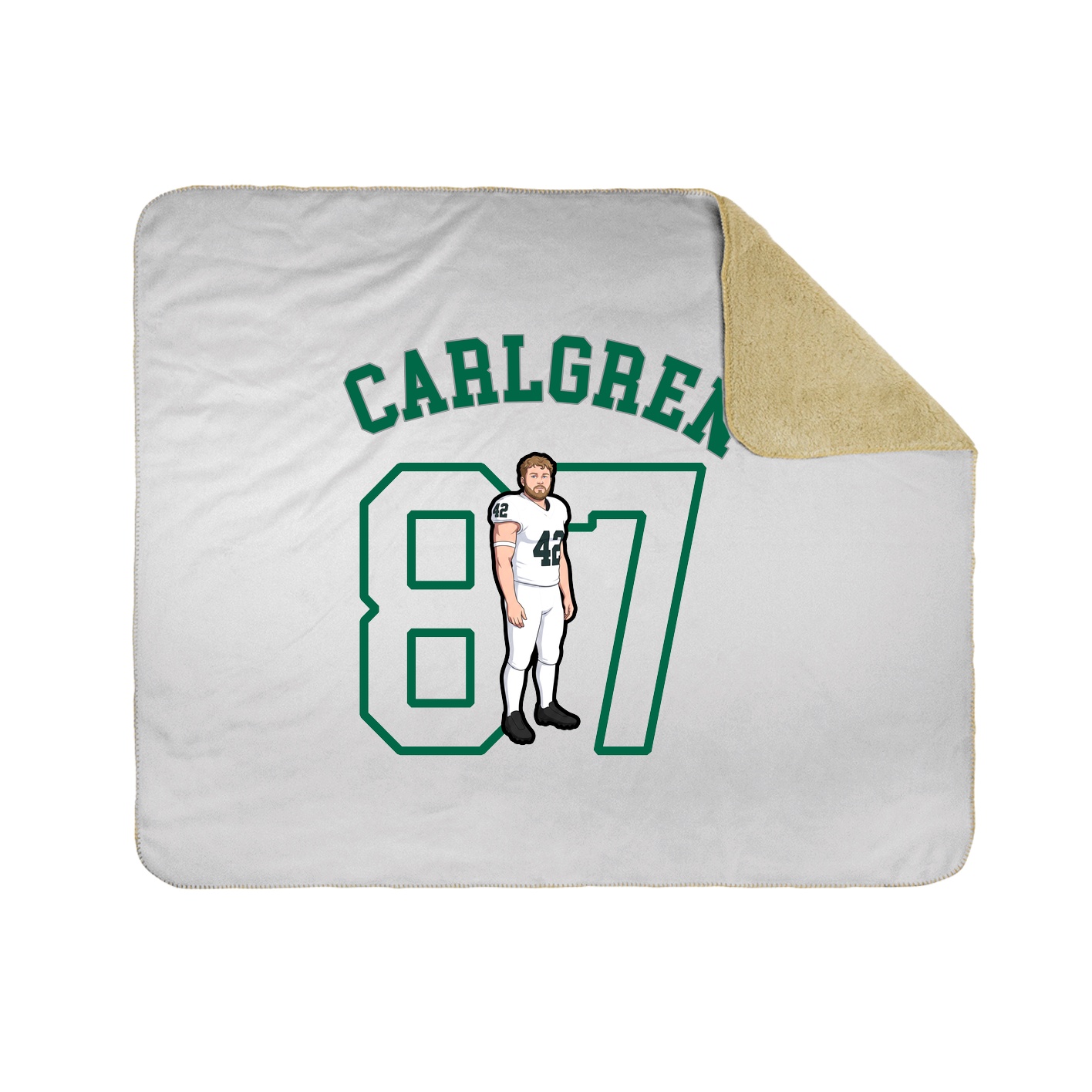 Throw Blanket — Shirsey Arch in White
