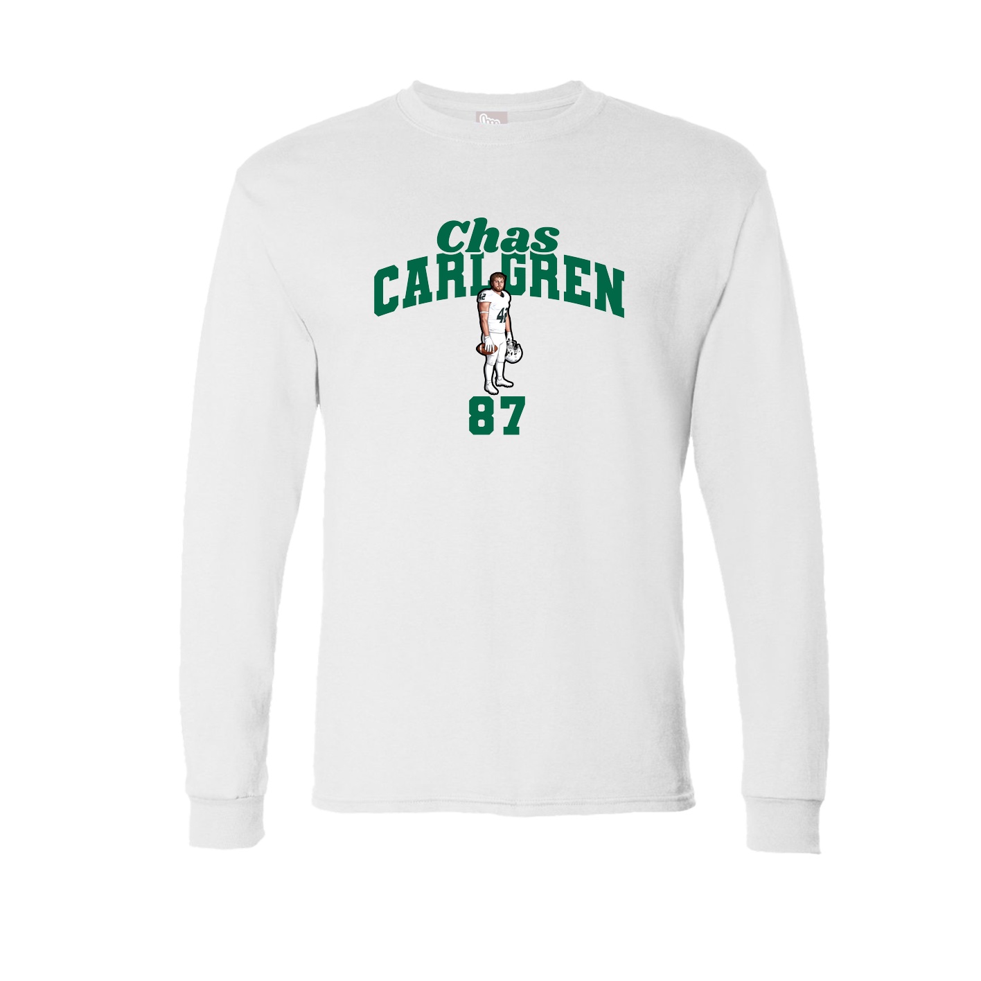 Long Sleeve Tee — Signature Arch in White