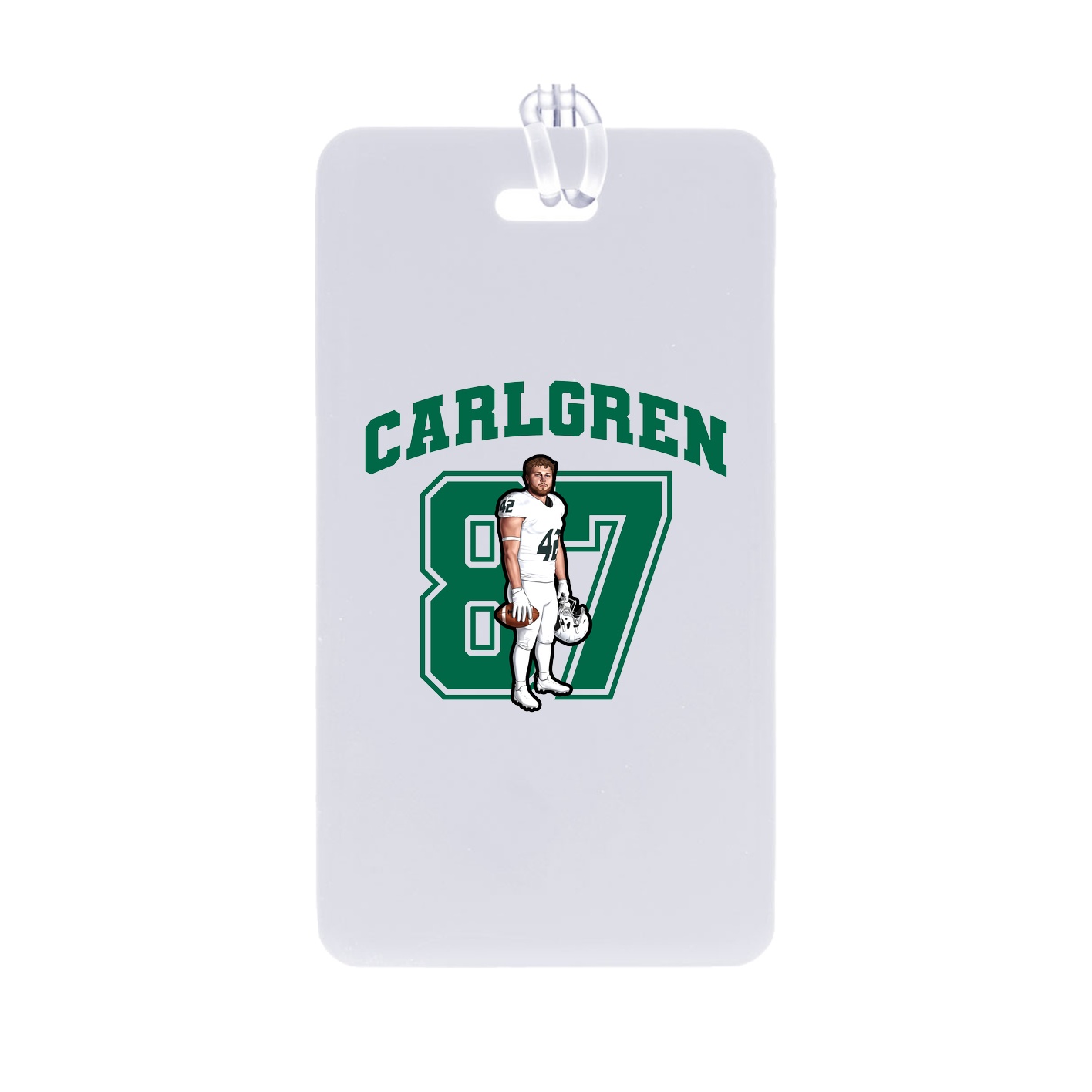 Bag Tag — Number in Classic