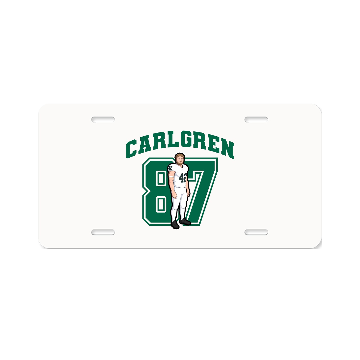 License Plate — Number in Classic