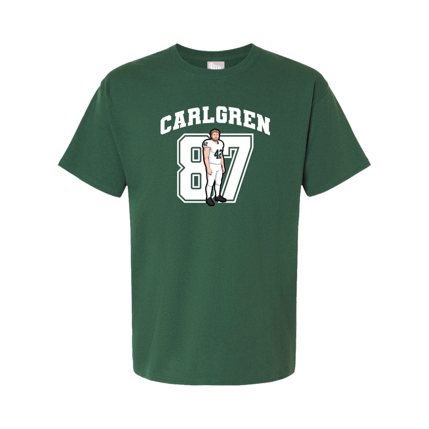 Youth Tee — Number in Green