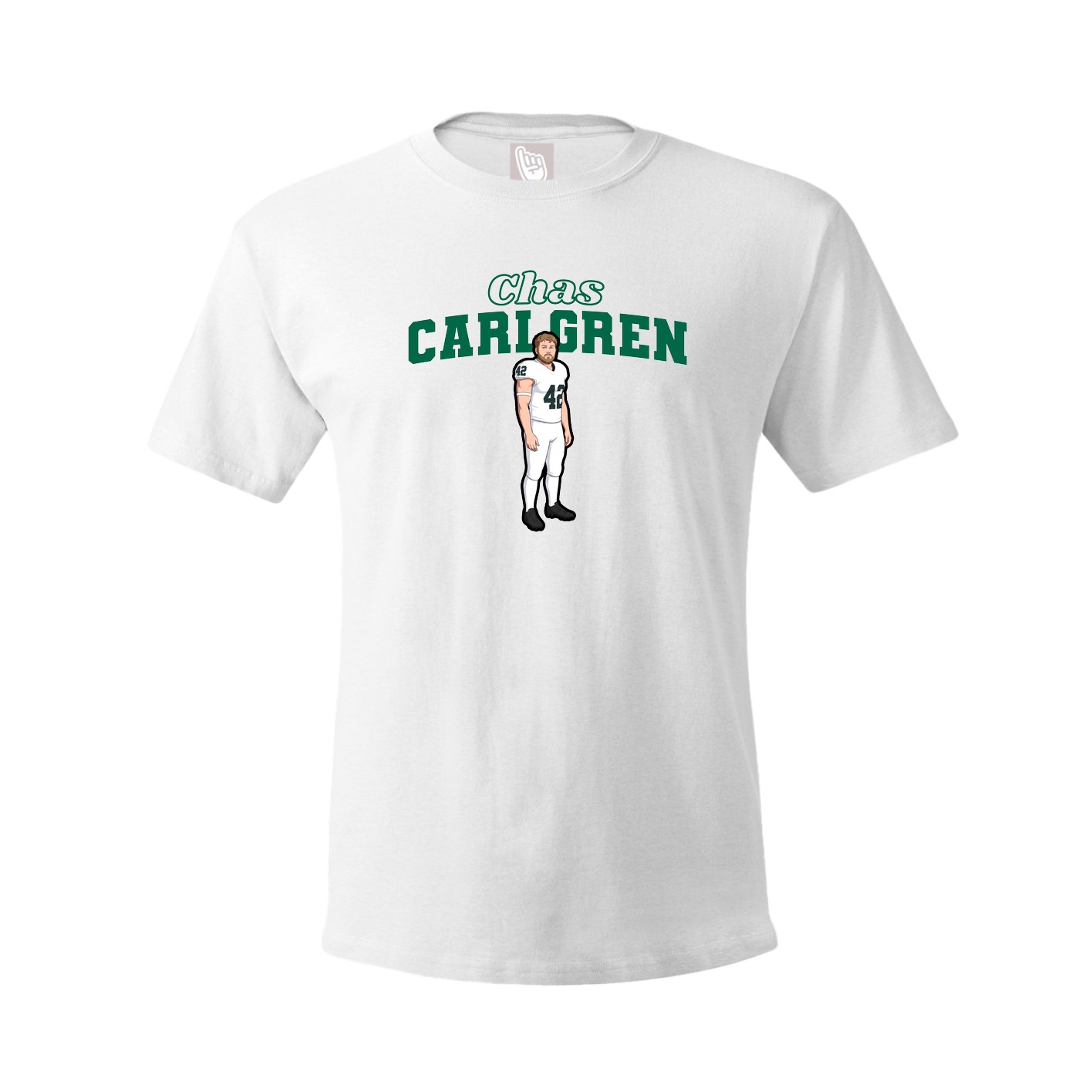 Tee — Name Arch in White