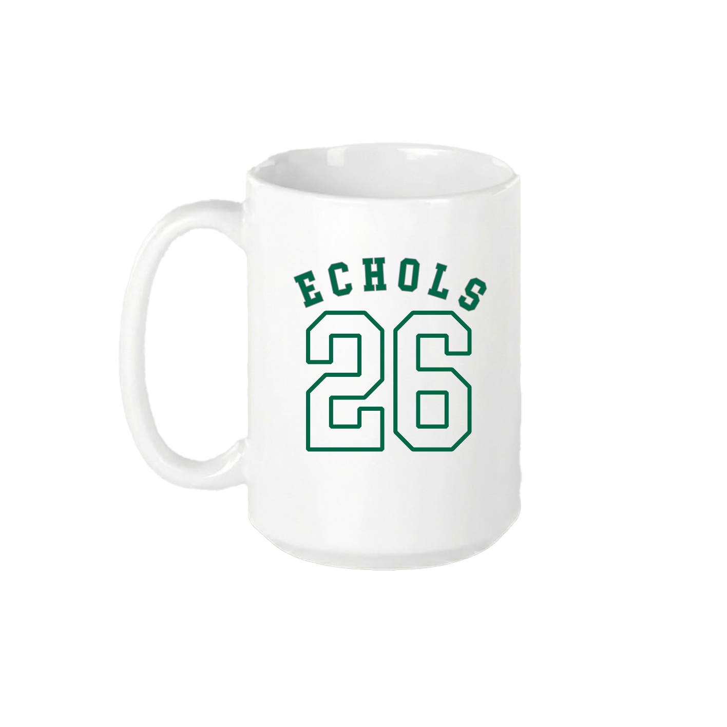 15oz Coffee Mug — Shirsey Arch in White