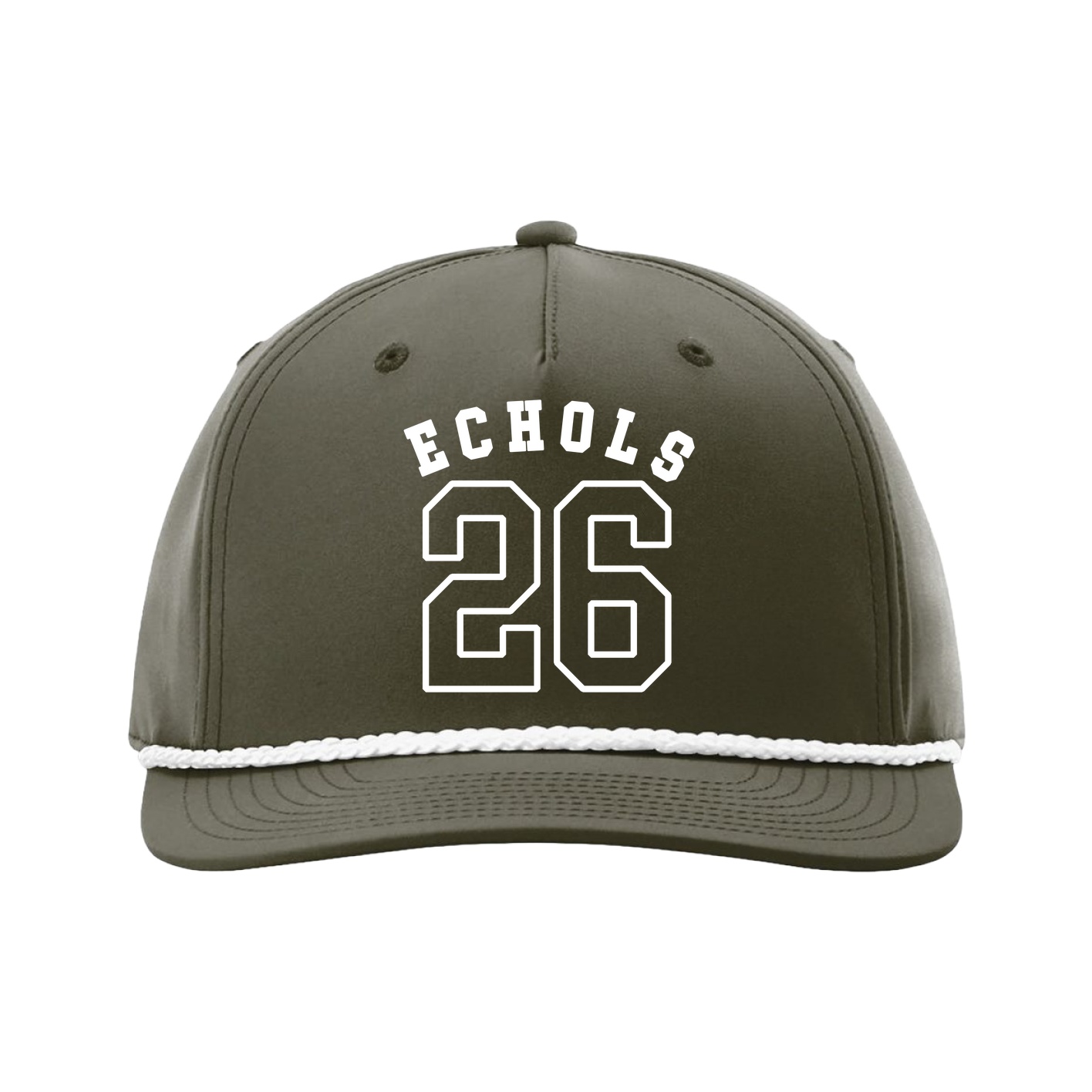 Five-Panel Classic Rope Cap — Shirsey Arch in Green