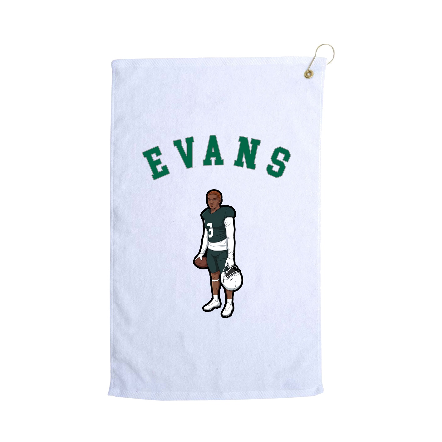 Golf Towel — Shirsey Arch in White