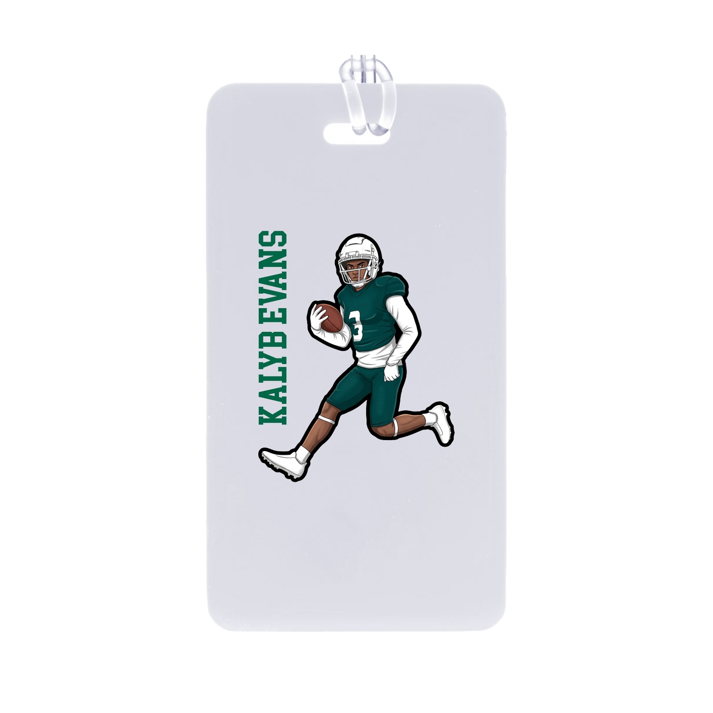 Bag Tag — Name Vertical in Classic