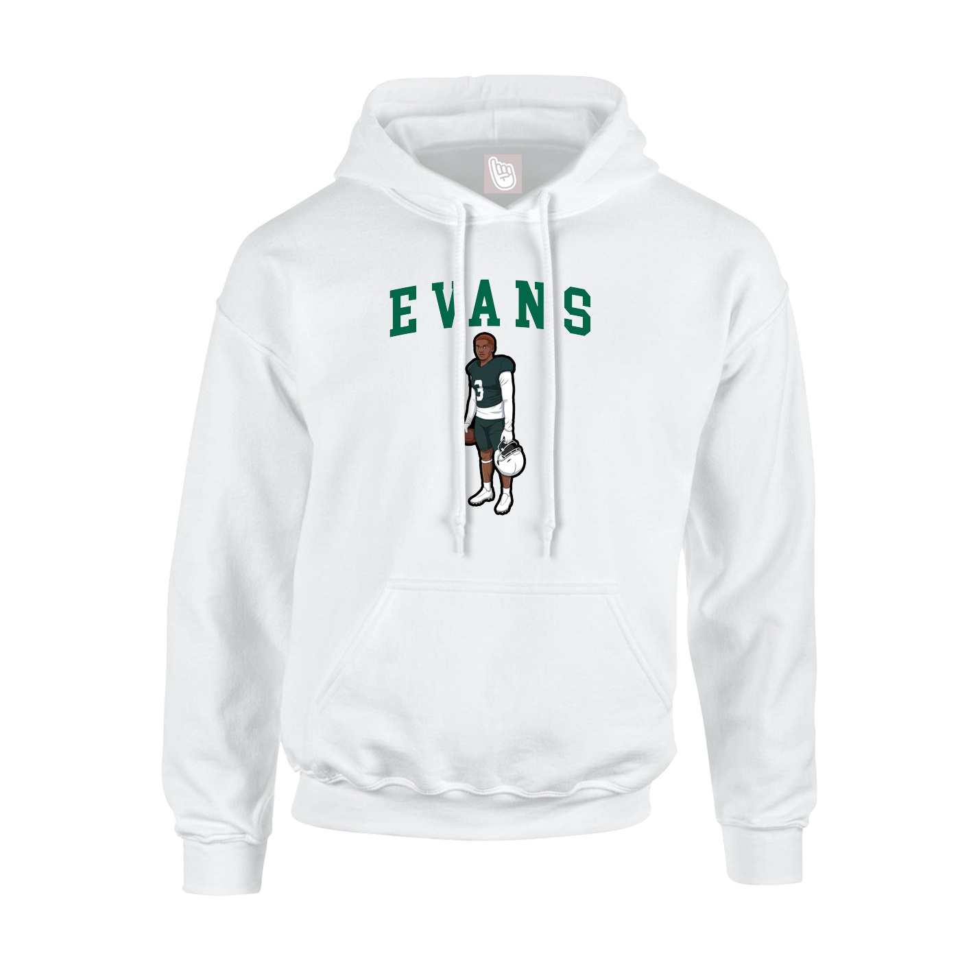 Youth Hoodie — Shirsey in White