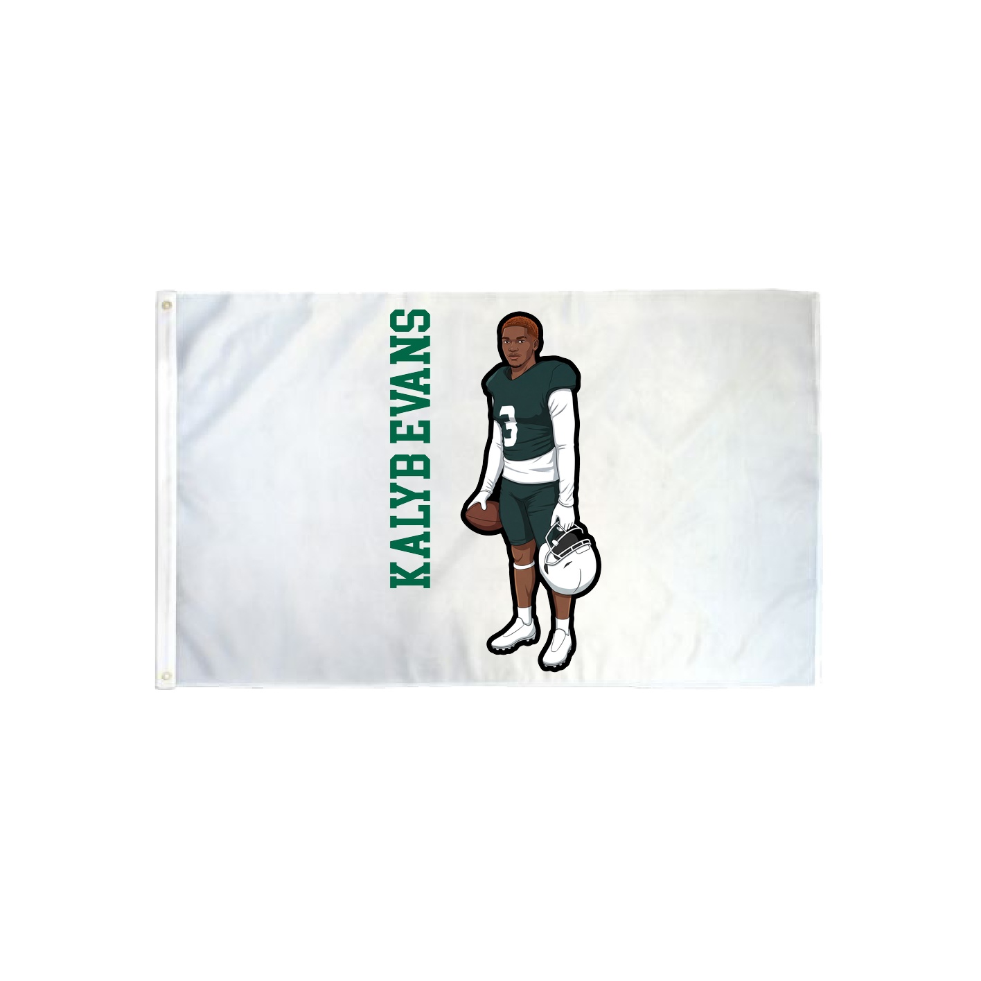 3x5 Flag — Name Vertical in Classic