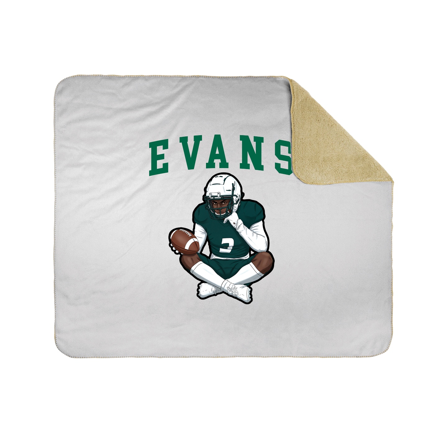 Throw Blanket — Shirsey in White
