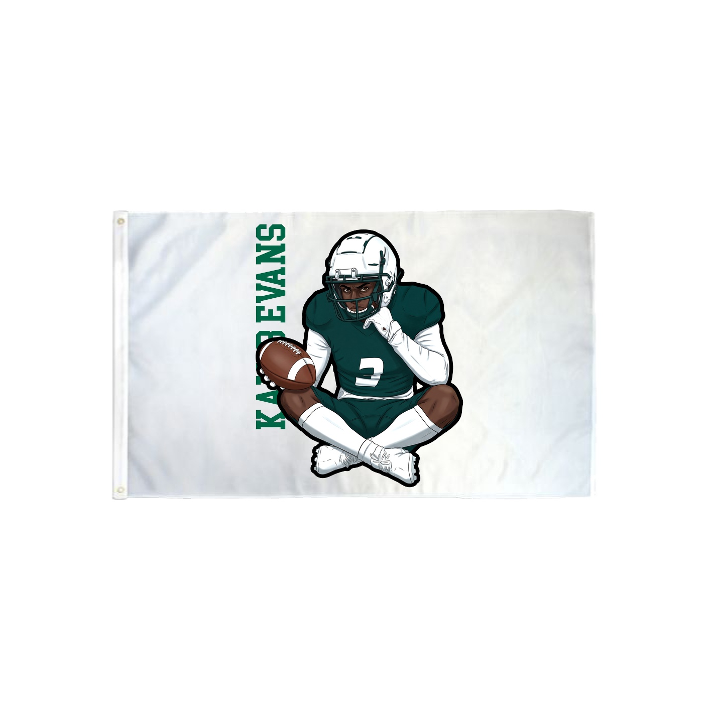 3x5 Flag — Name Vertical in Classic