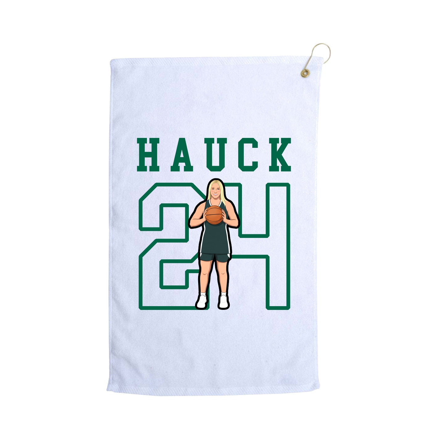 Golf Towel — Shirsey in White