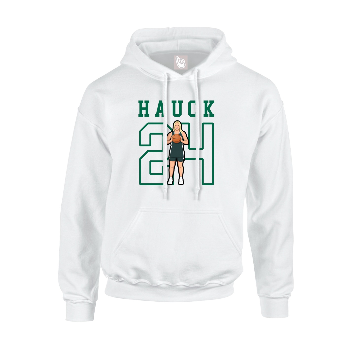 Hoodie — Shirsey in White