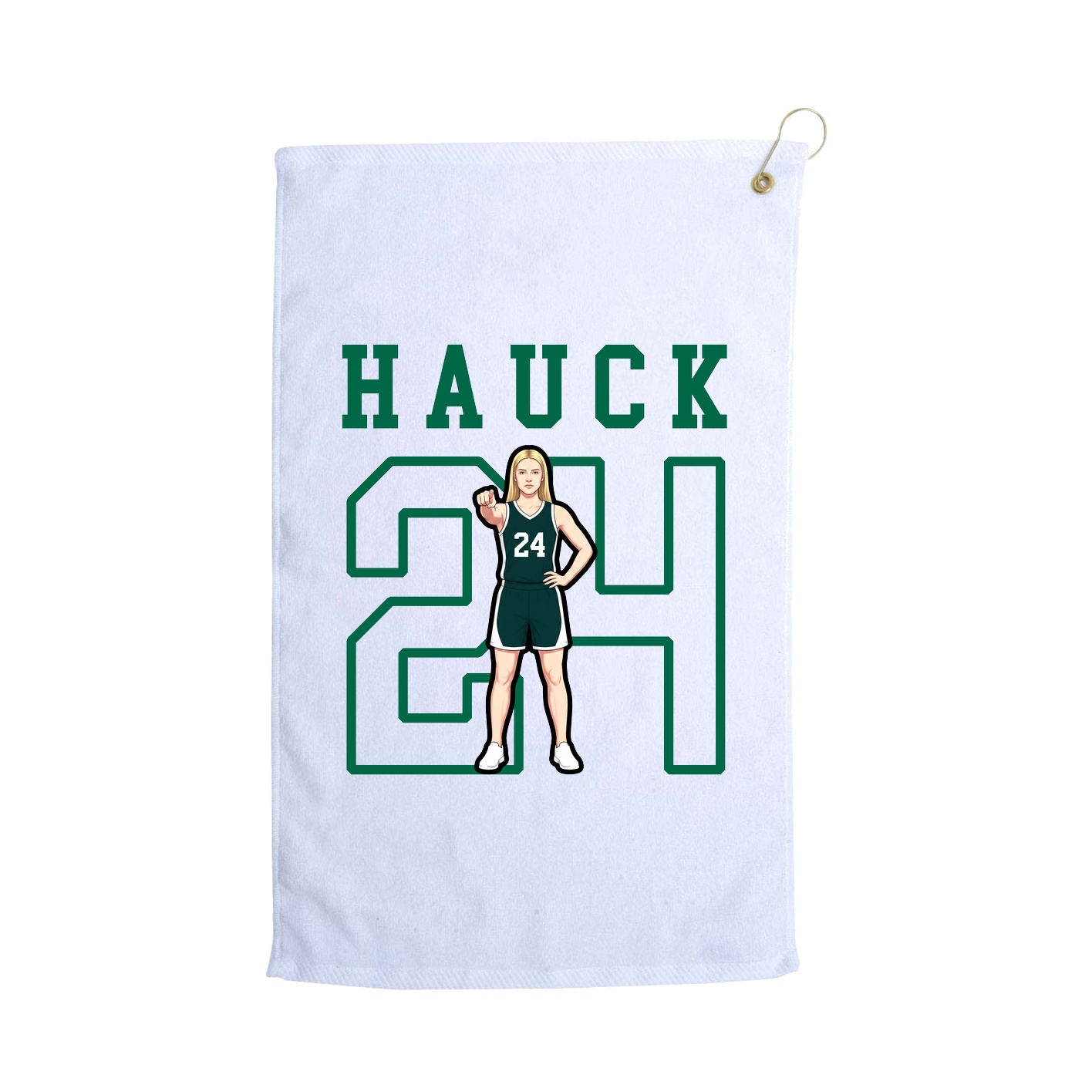 Golf Towel — Shirsey in White