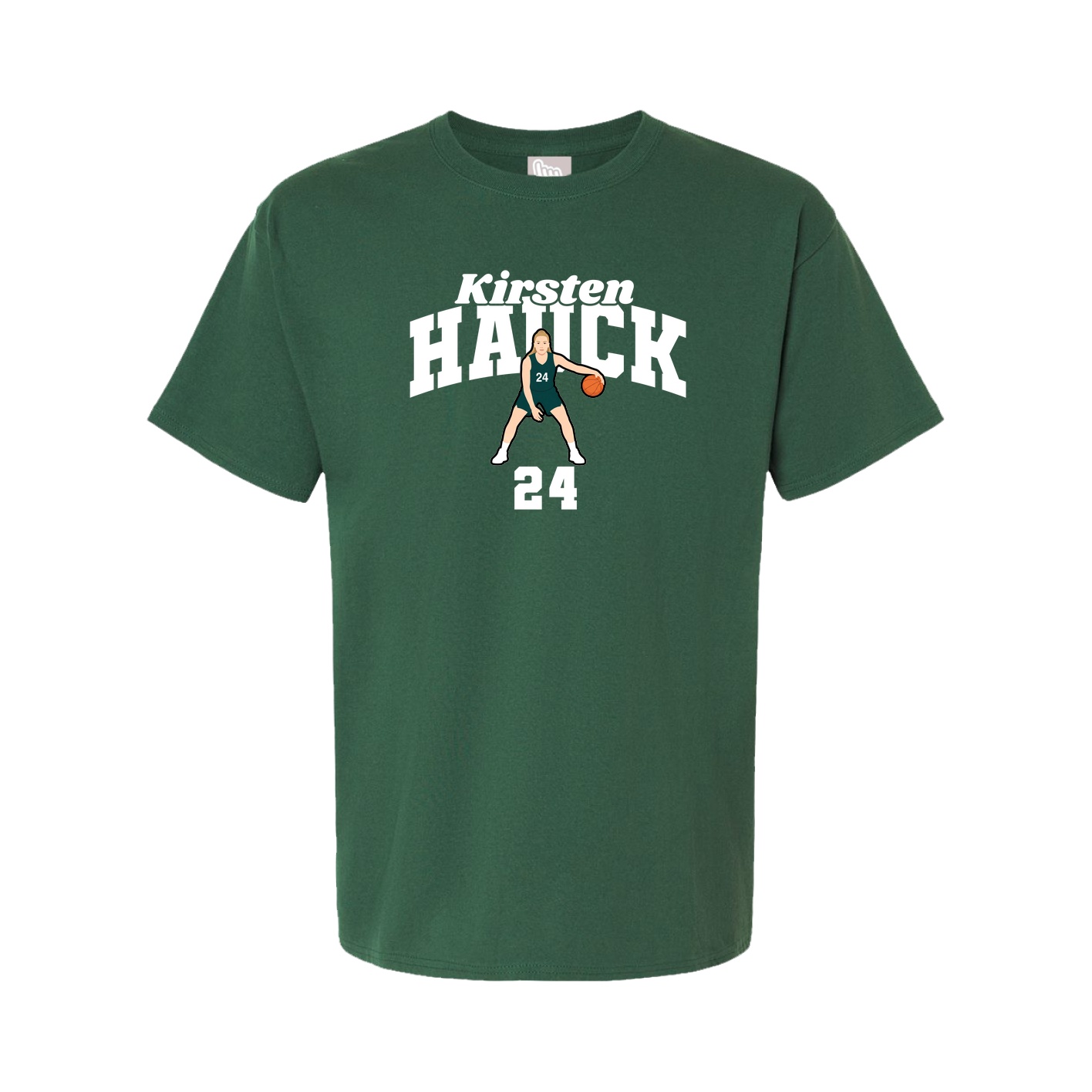 Youth Tee — Signature Arch in Green