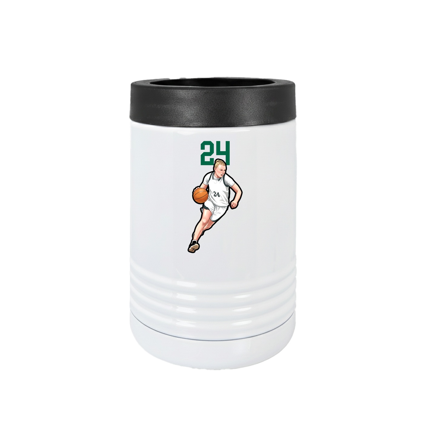 Beverage Holder — Number Top in White