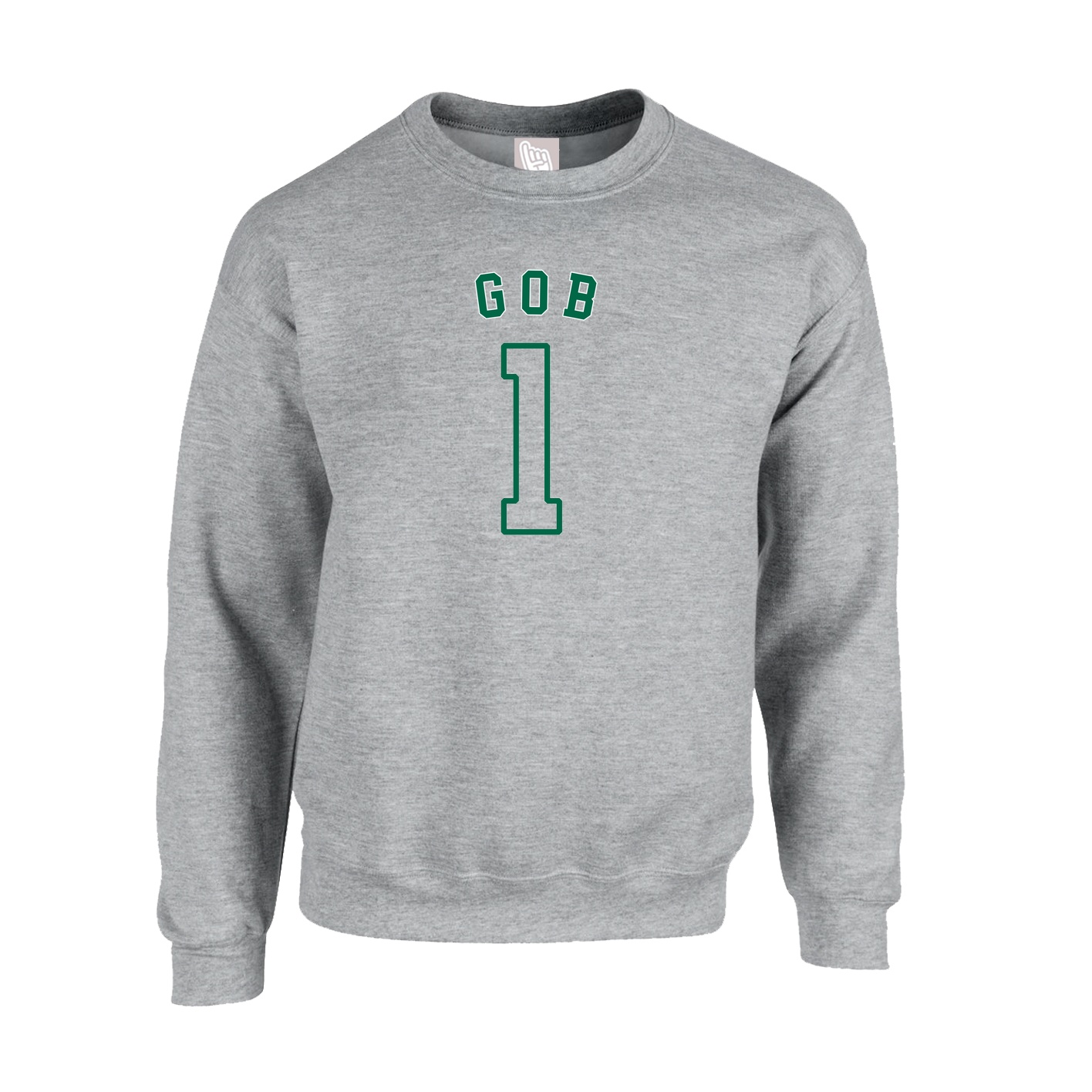 Fleece Crew — Shirsey Arch in Grey