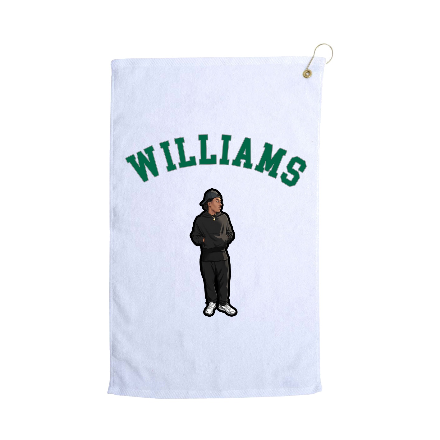 Golf Towel — Shirsey Arch in White
