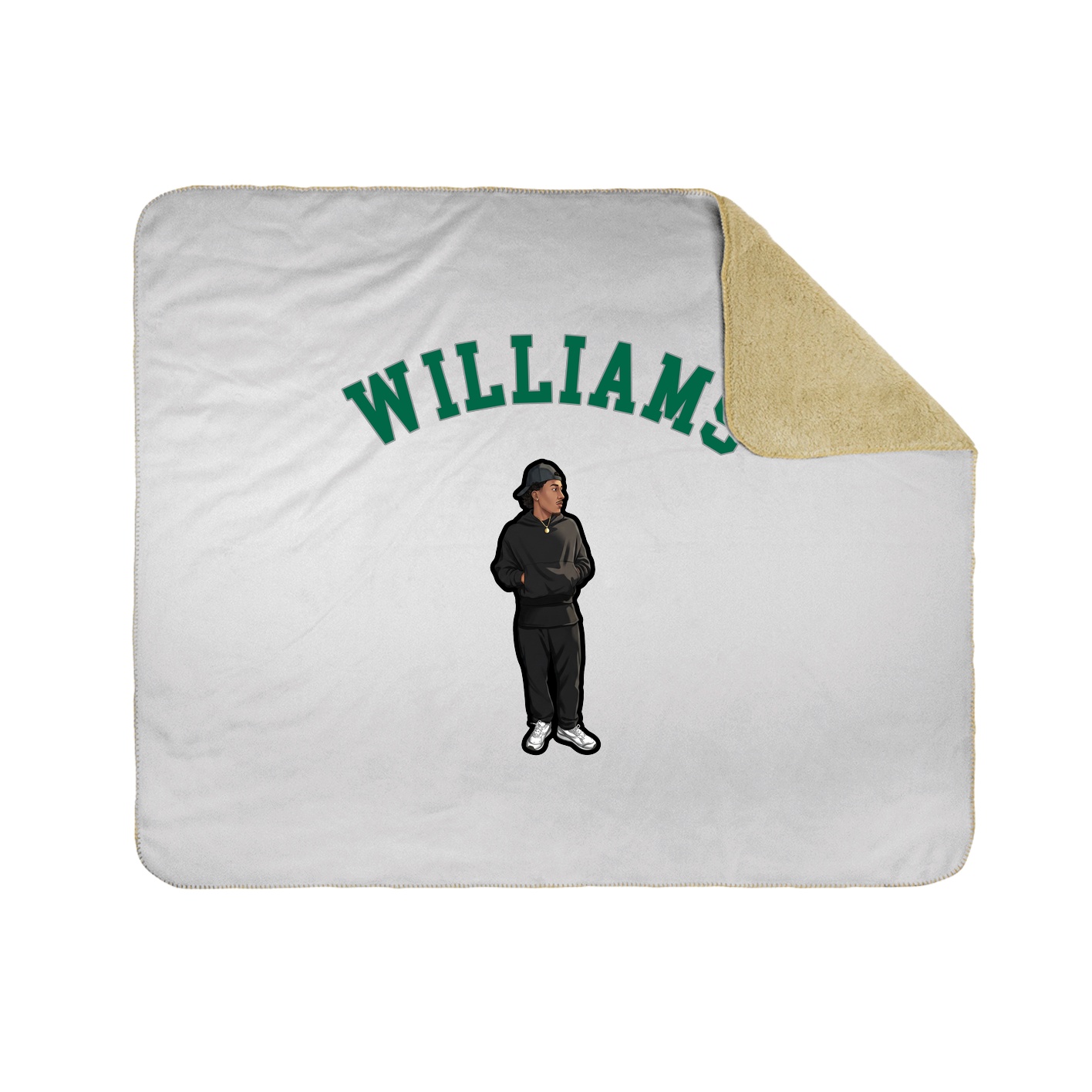 Throw Blanket — Shirsey Arch in White