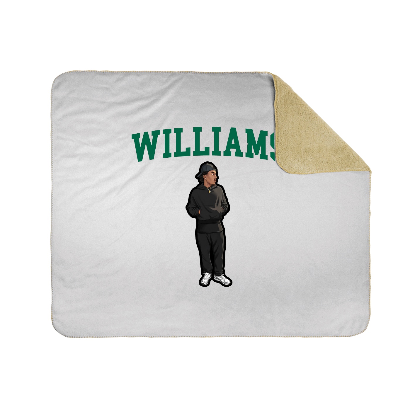 Throw Blanket — Shirsey in White