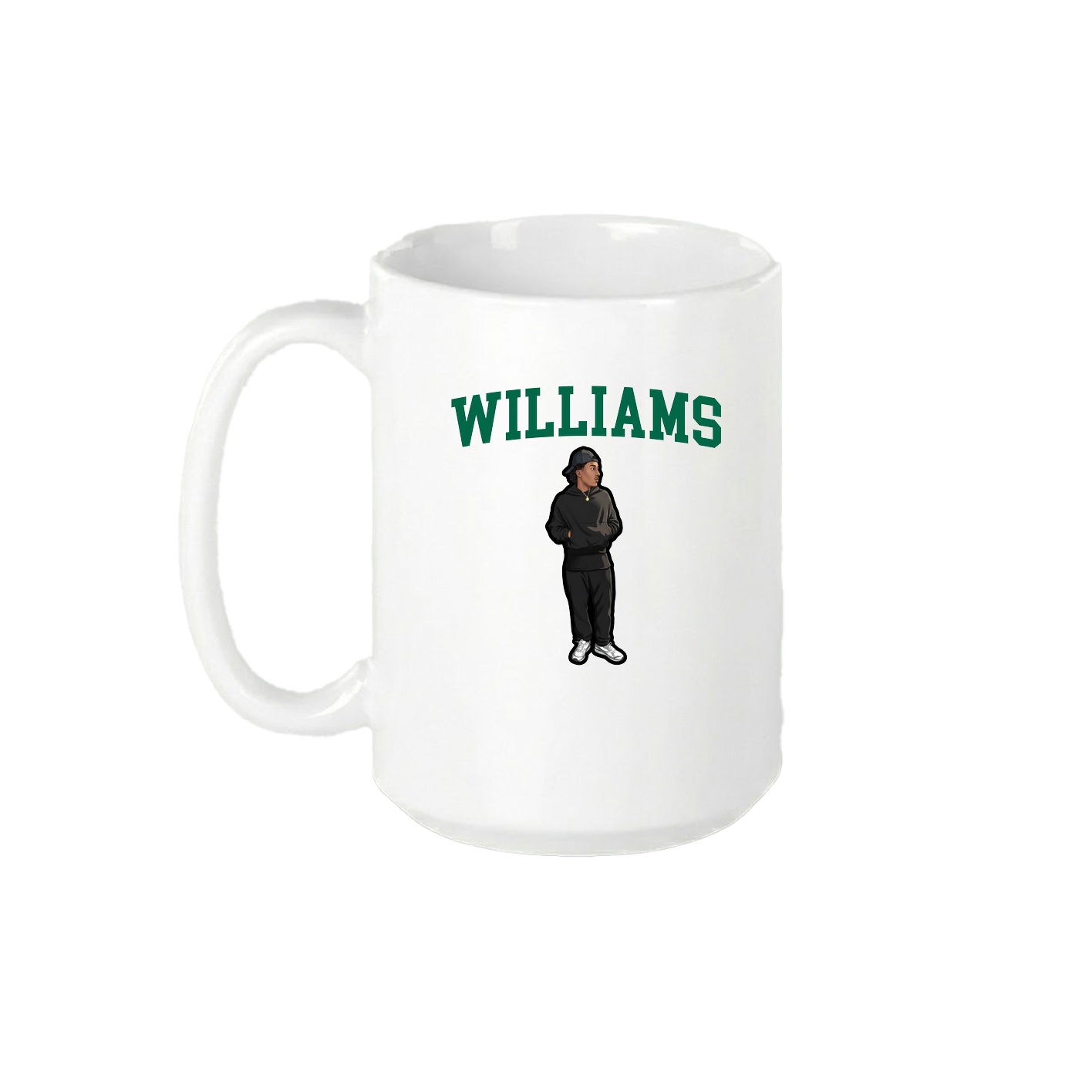 15oz Coffee Mug — Shirsey in White