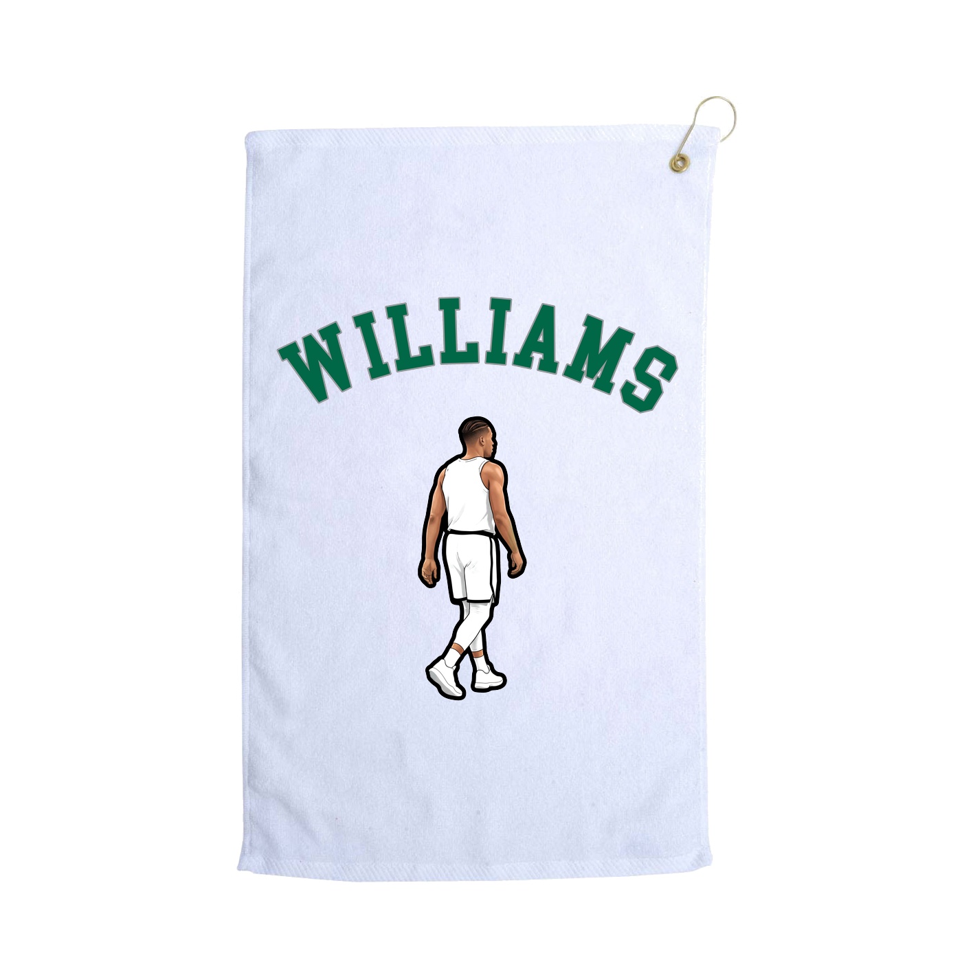 Golf Towel — Shirsey Arch in White