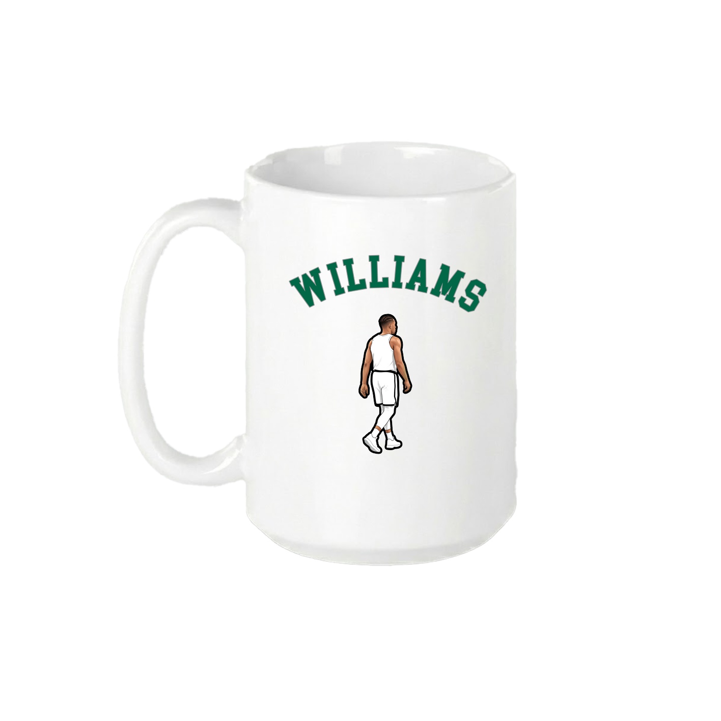 15oz Coffee Mug — Shirsey Arch in White