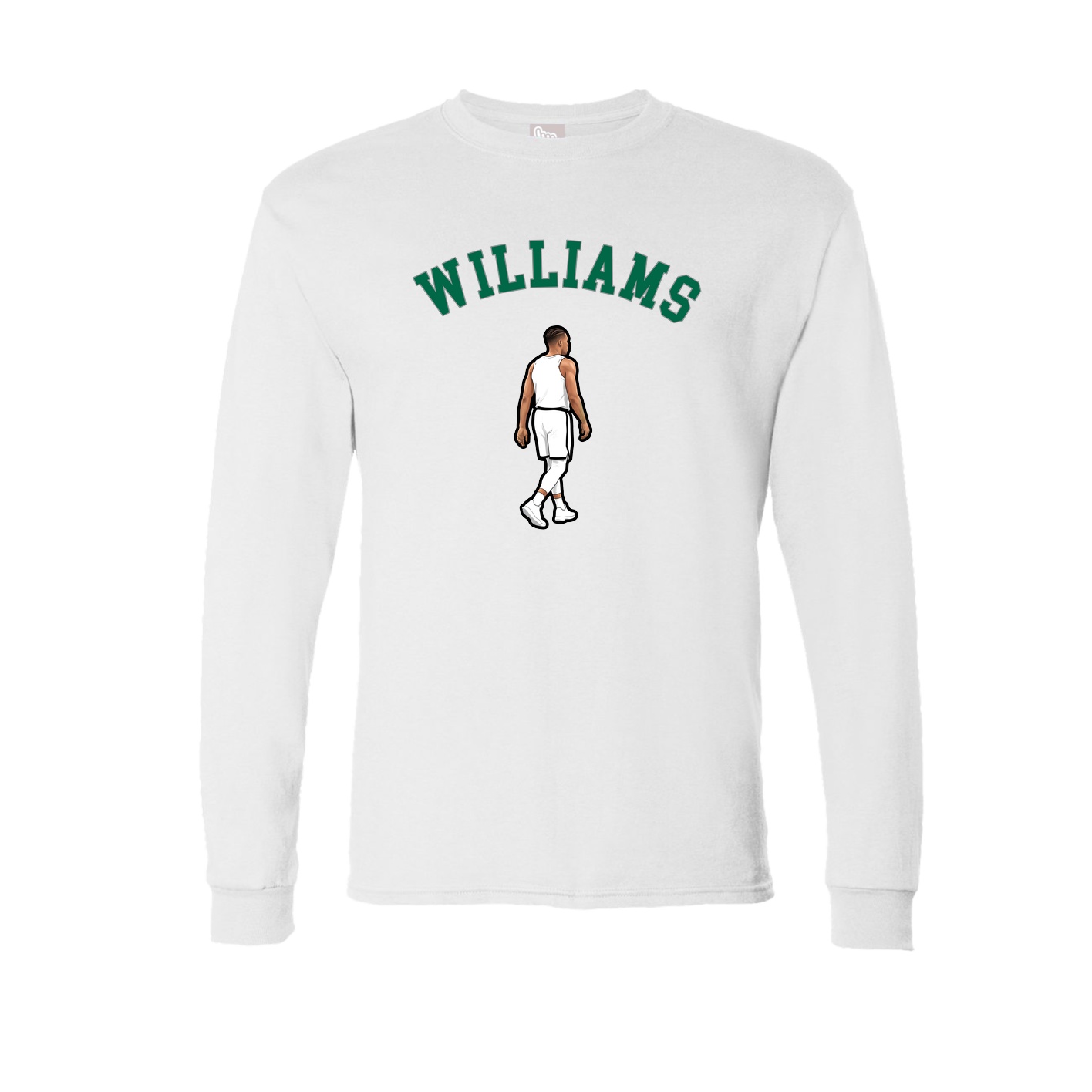 Long Sleeve Tee — Shirsey Arch in White
