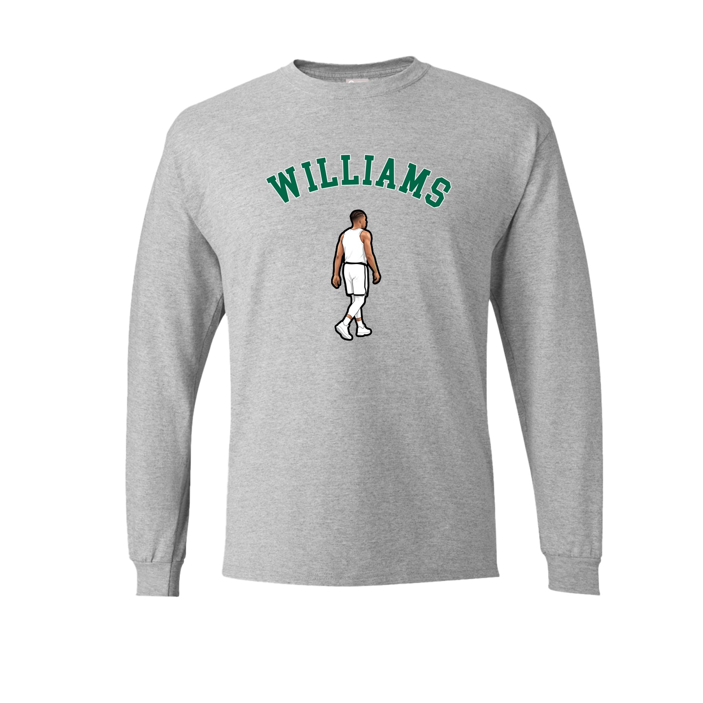 Long Sleeve Tee — Shirsey Arch in Grey