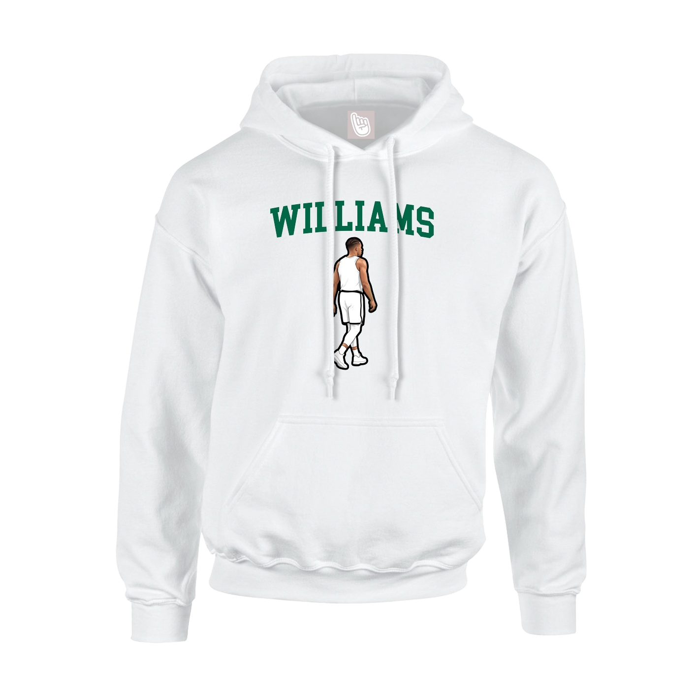 Hoodie — Shirsey in White