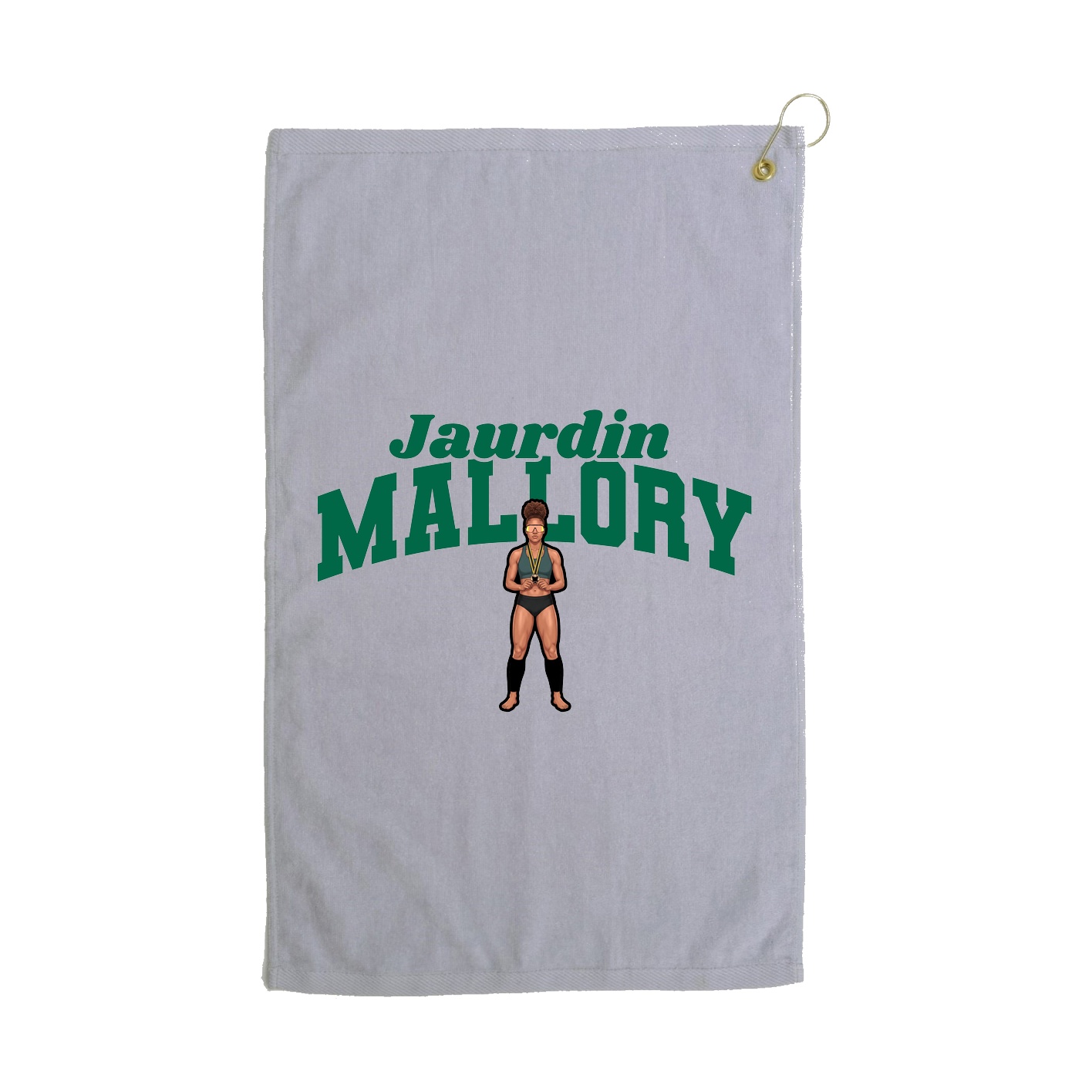 Golf Towel — Signature Arch in Grey