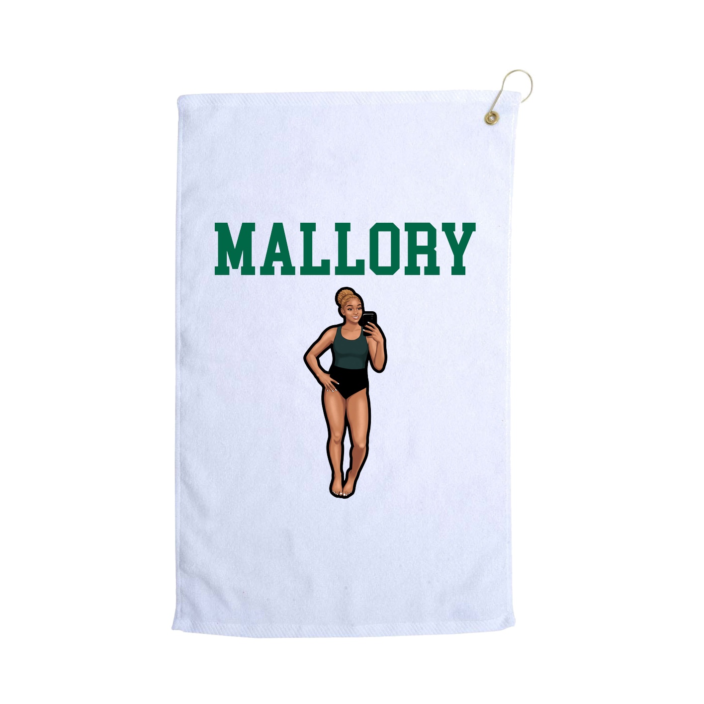 Golf Towel — Shirsey in White