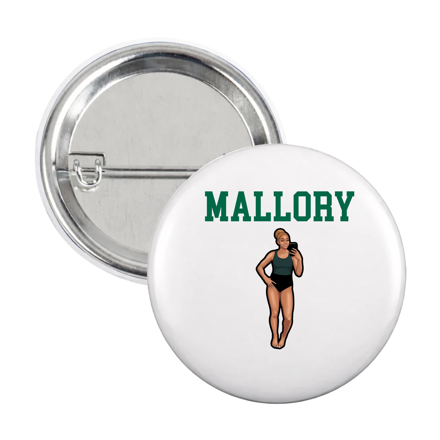 Game Day Button — Shirsey in White
