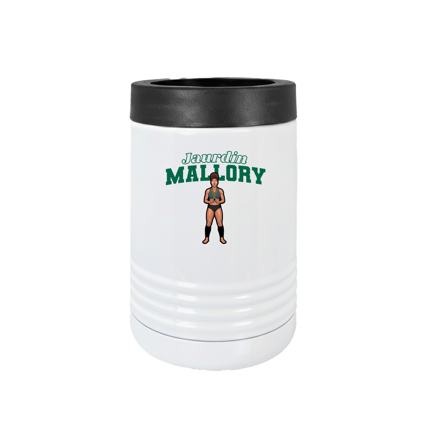 Beverage Holder — Name Arch in White