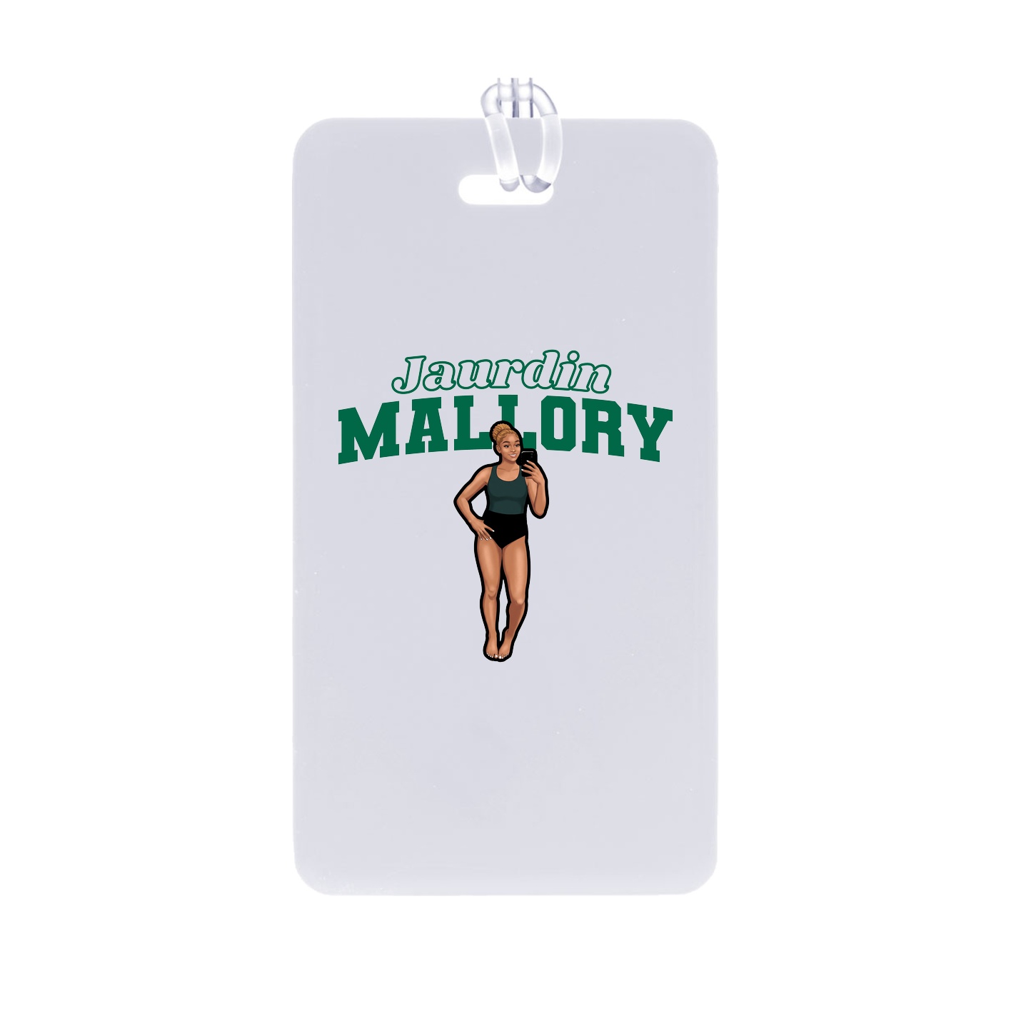 Bag Tag — Name Arch in Classic