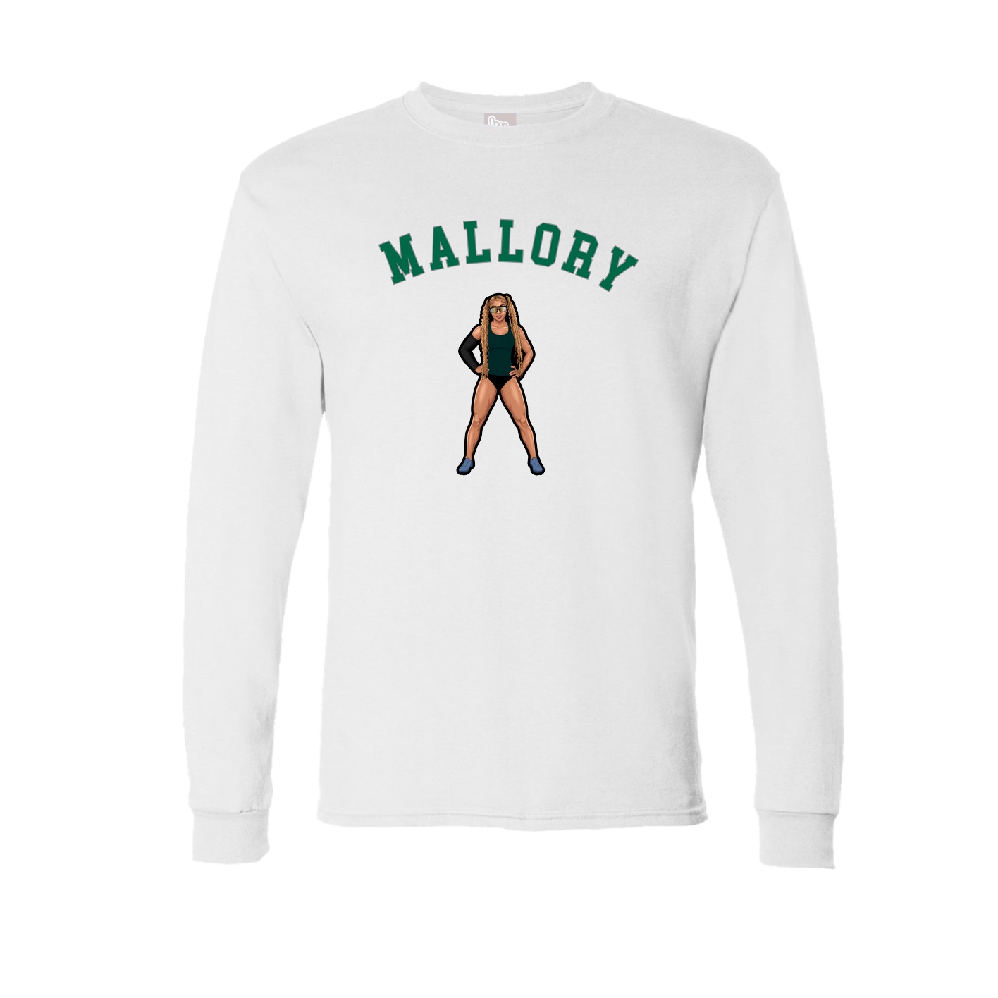 Long Sleeve Tee — Shirsey Arch in White