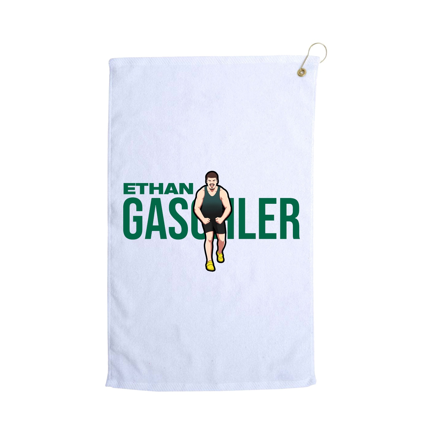 Golf Towel — Player Name in White