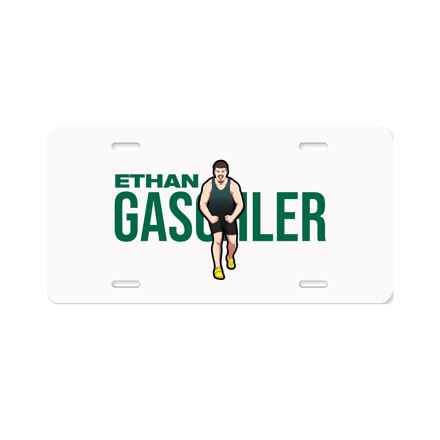 License Plate — Player Name in Classic