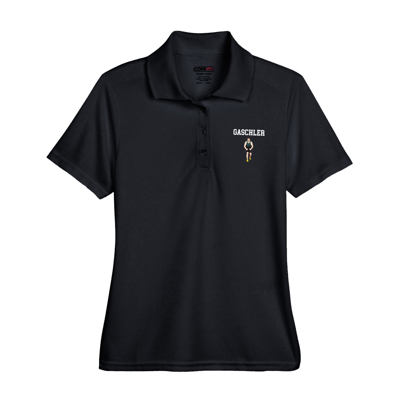 Womens Performance Polo — Shirsey in Black