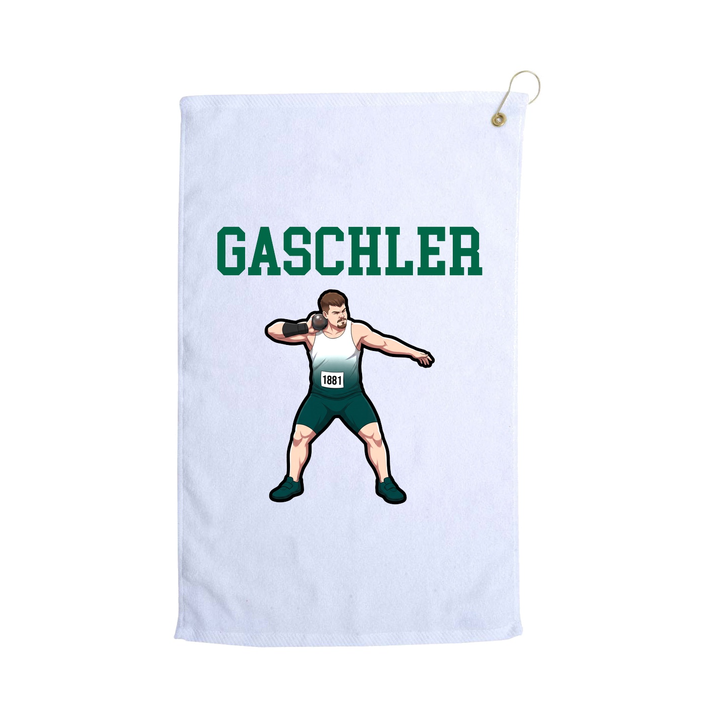 Golf Towel — Shirsey in White