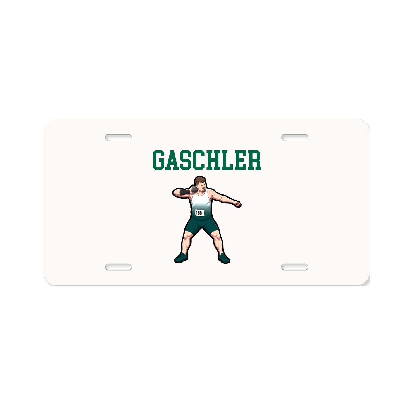 License Plate — Shirsey in Classic