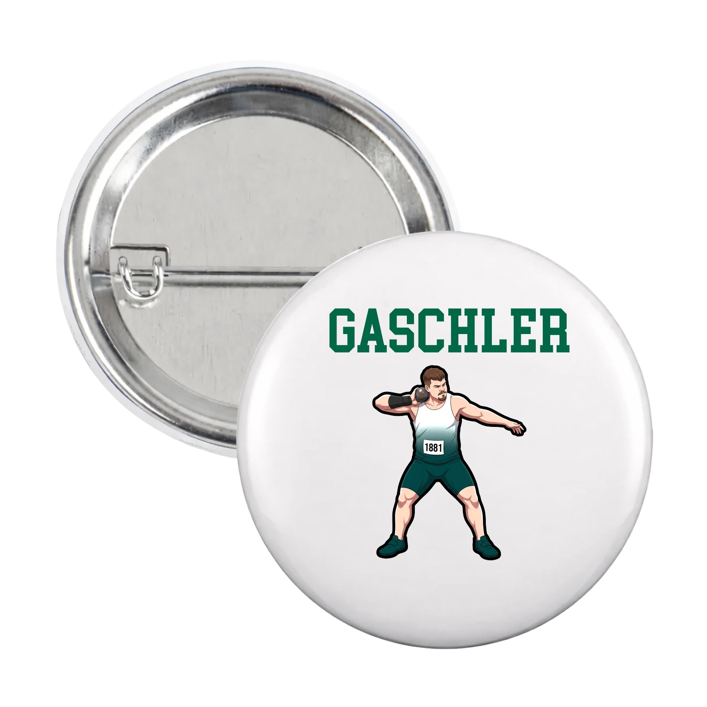 Game Day Button — Shirsey in White