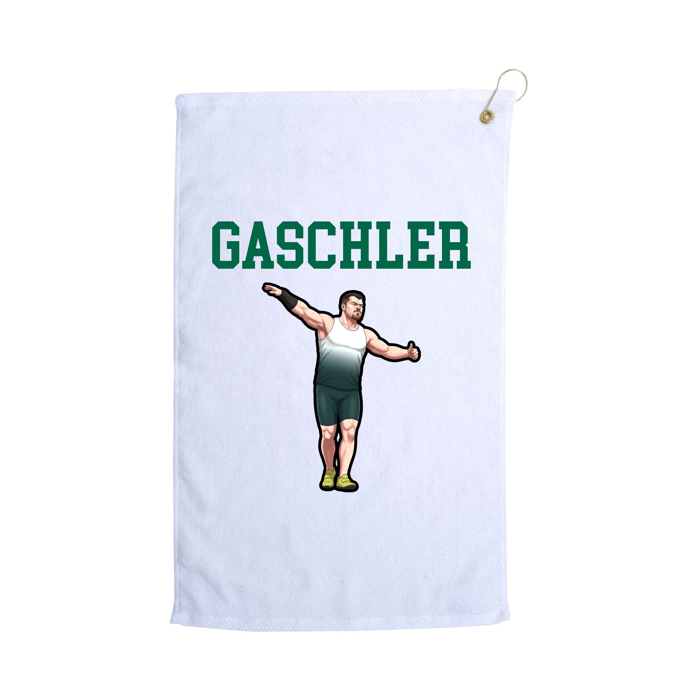 Golf Towel — Shirsey in White