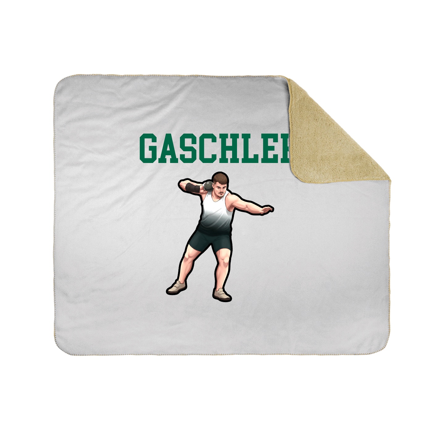 Throw Blanket — Shirsey in White