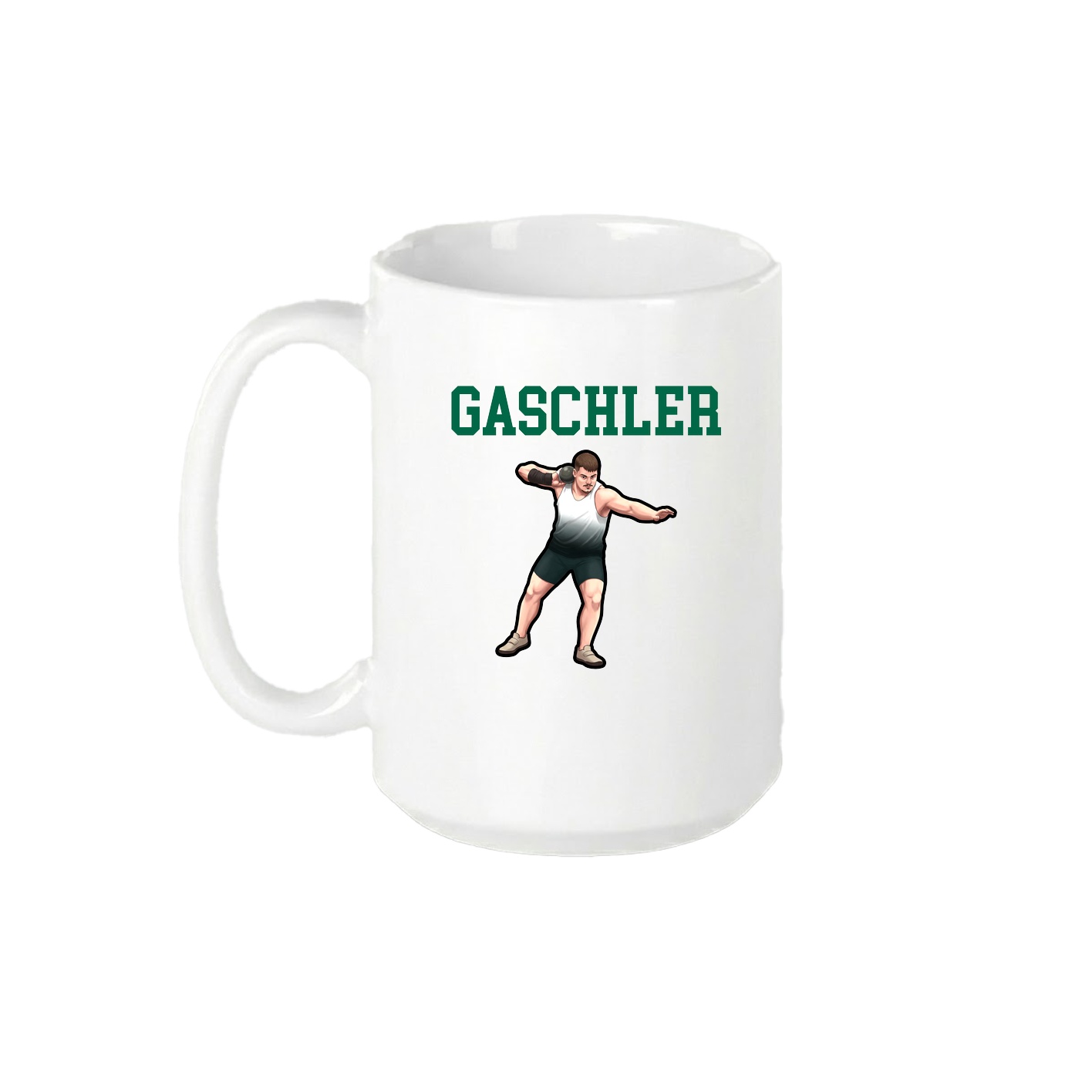15oz Coffee Mug — Shirsey in White