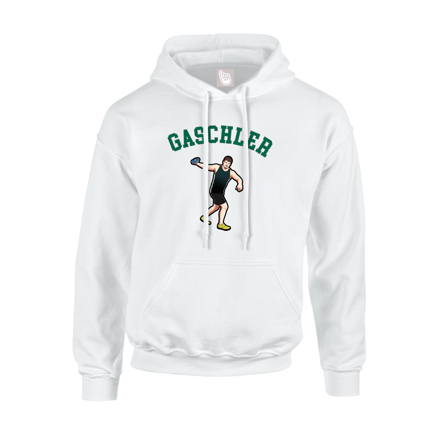 Youth Hoodie — Shirsey Arch in White